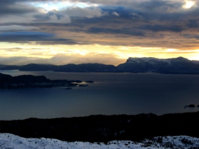 Utsikt fra Tøsdalfjellet